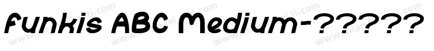 Funkis ABC Medium字体转换